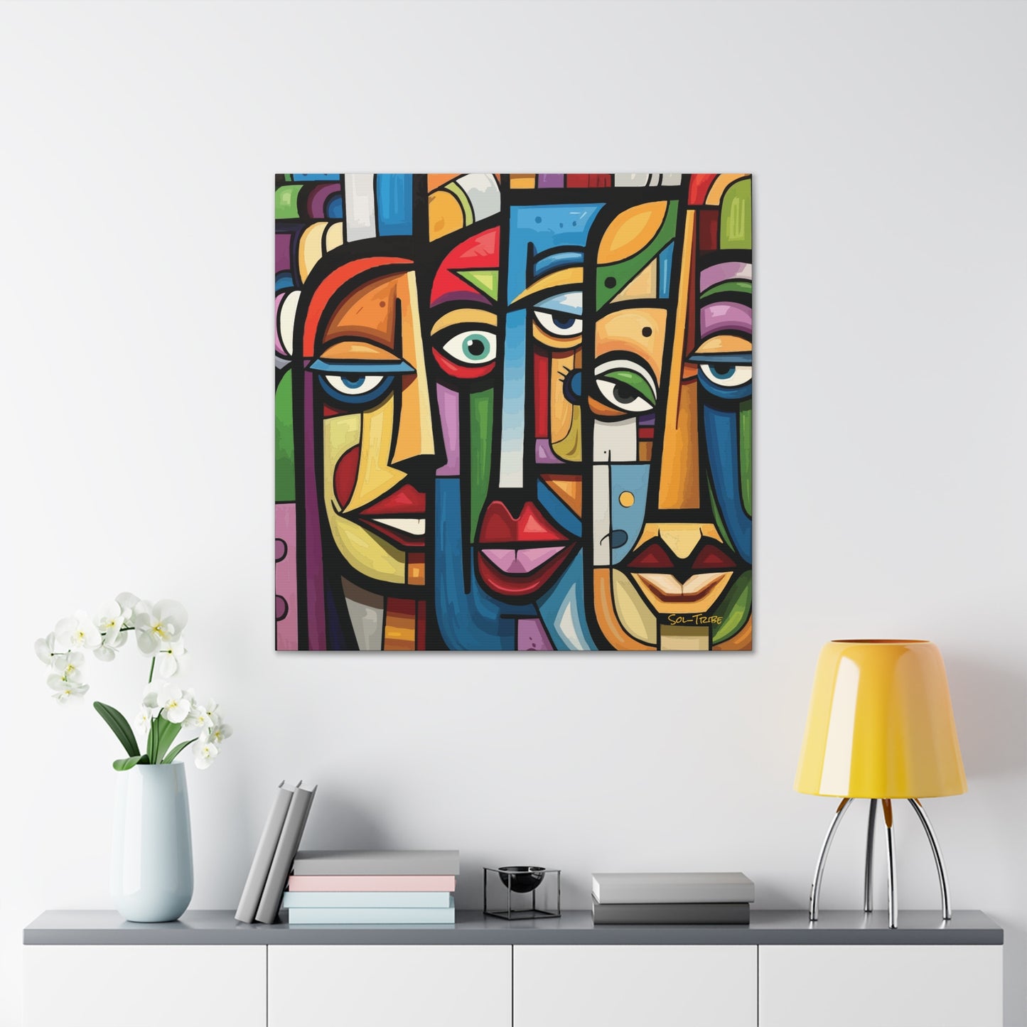 Abstract Tribal Canvas Art