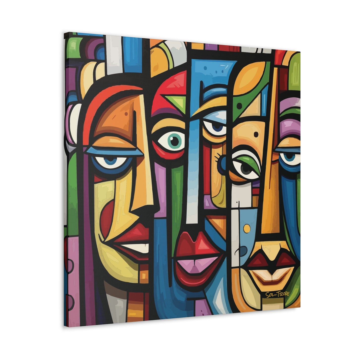 Abstract Tribal Canvas Art