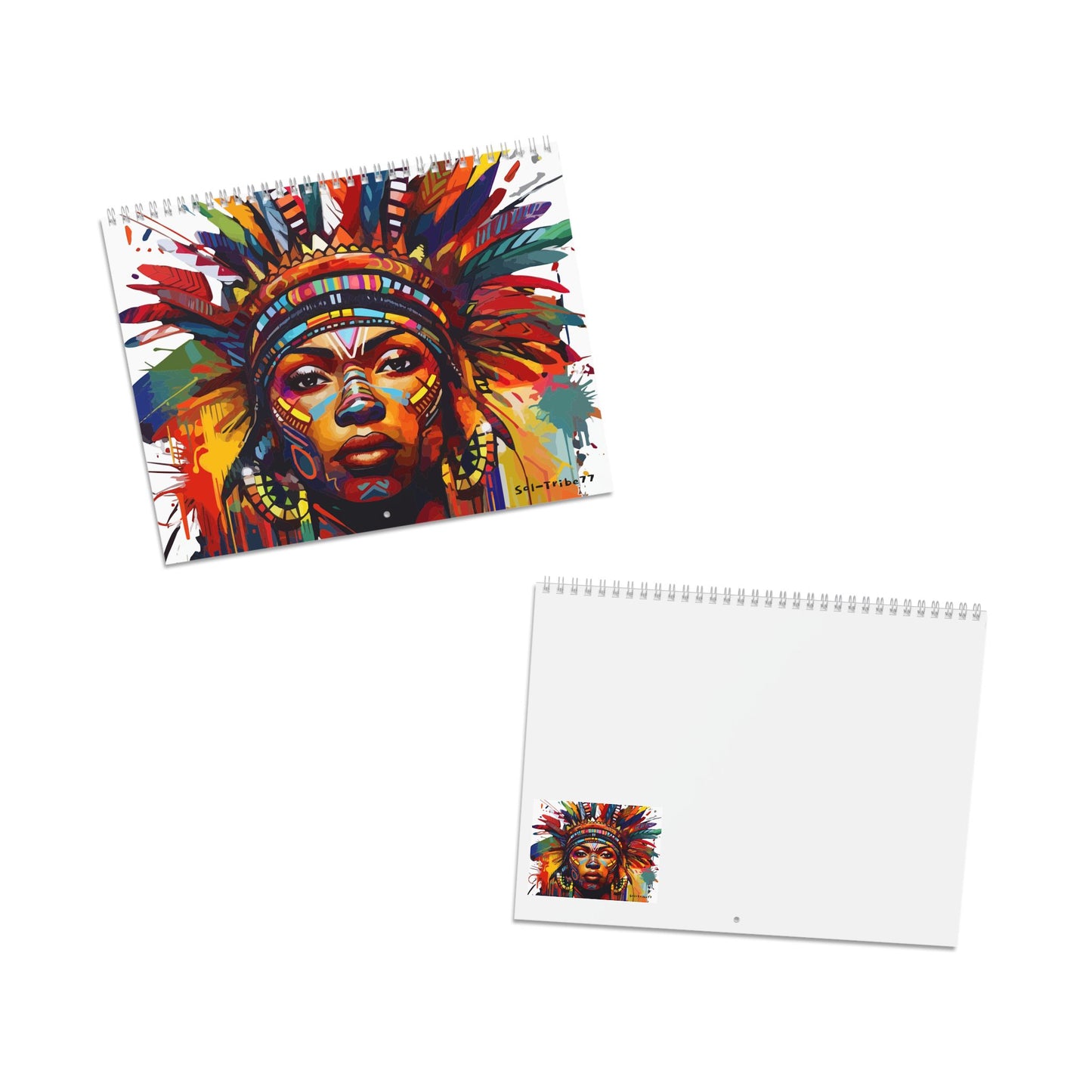 Sol-Tribe Wall Calendar 2025 Feathers Up! Collection