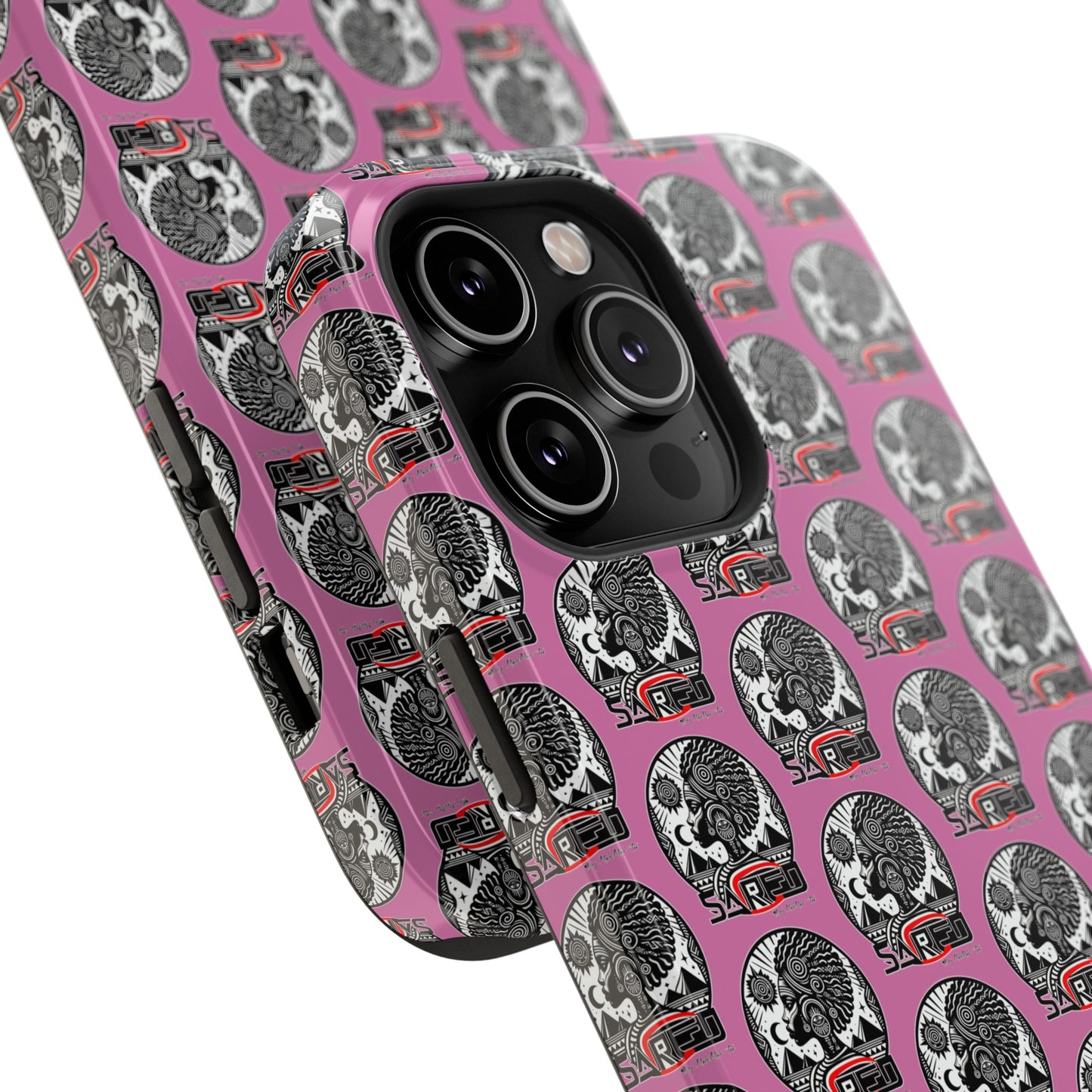 Sacred Tea Impact-Resistant Phone Cases (PINK)