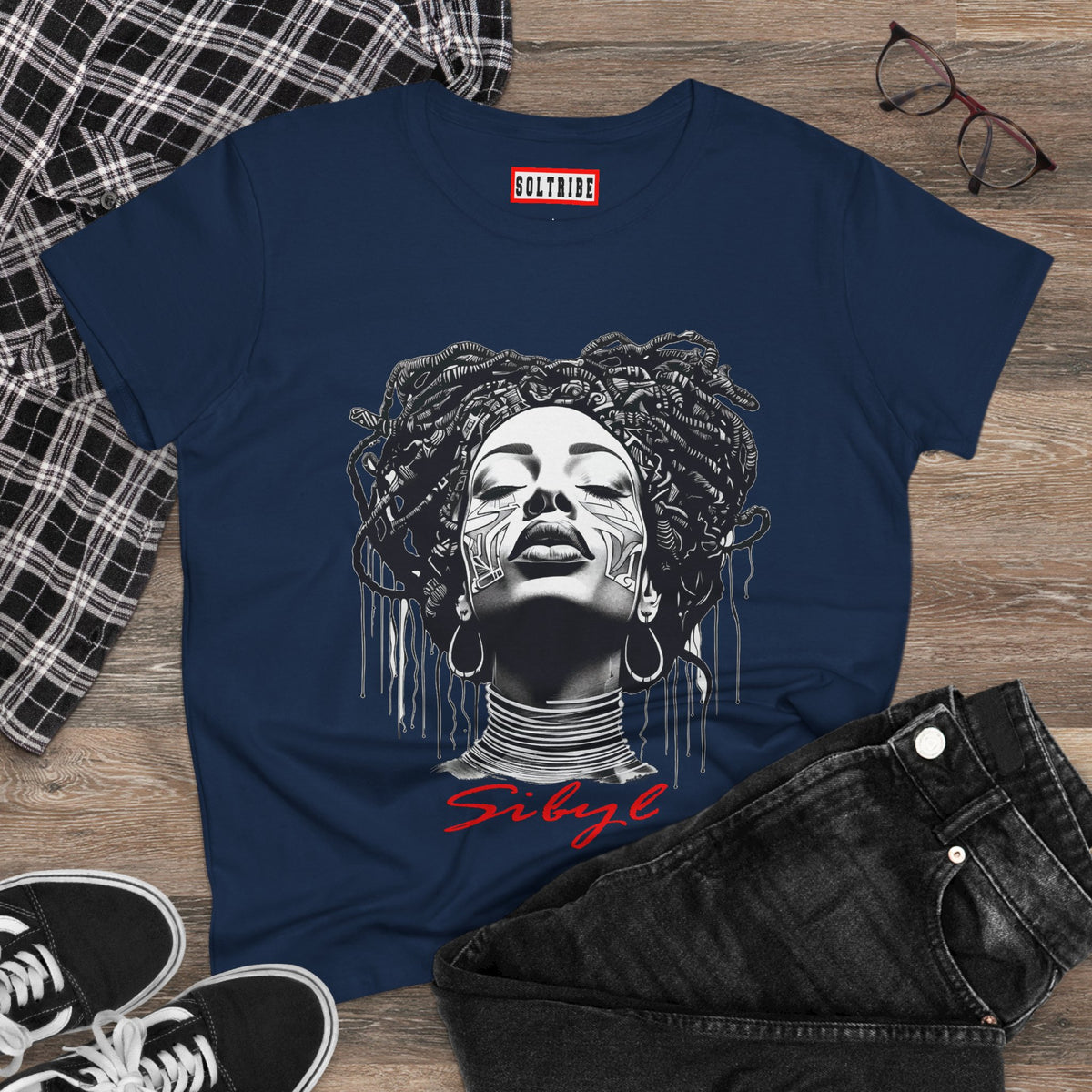 Sibyls Women's Midweight Cotton Tee