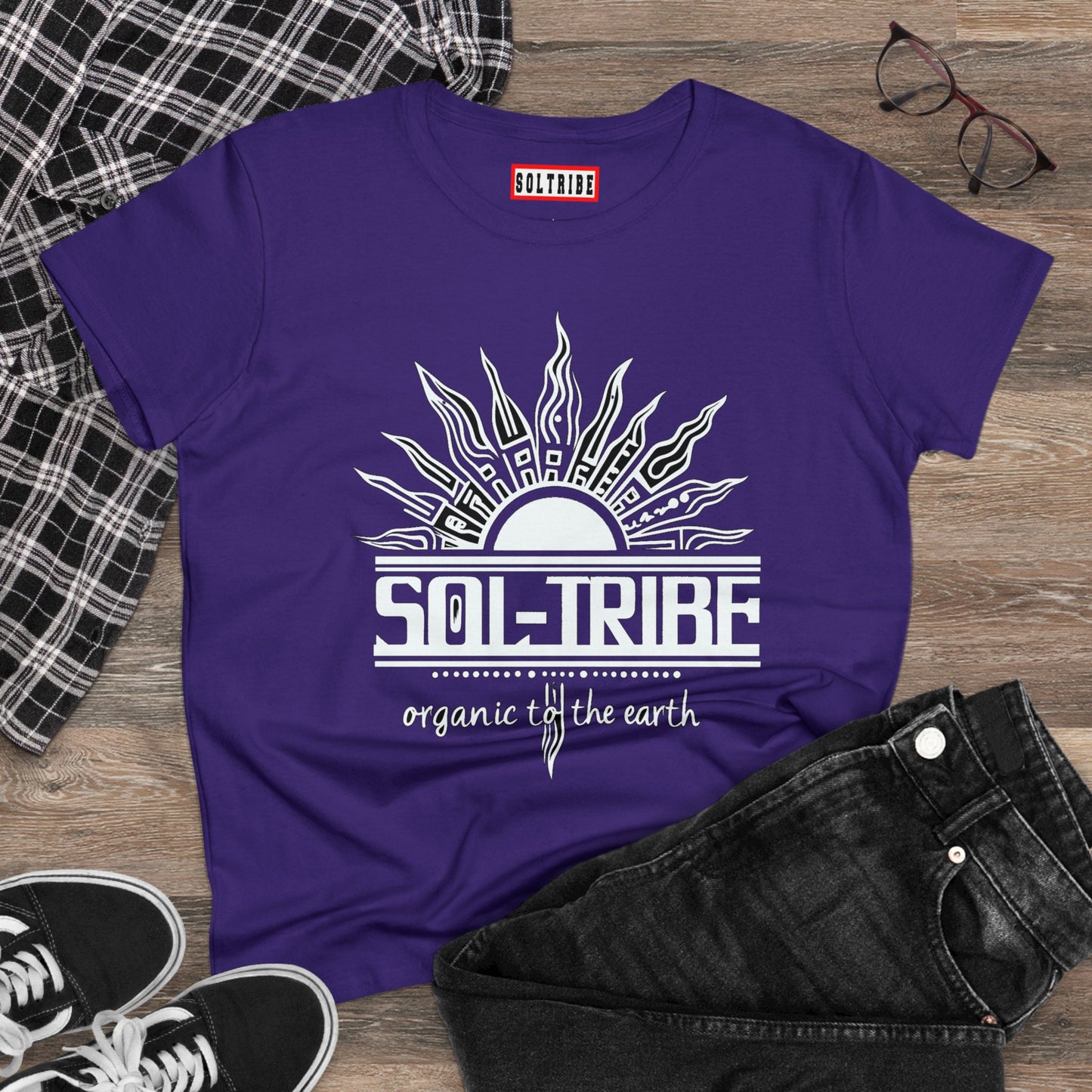 Women's Tee - MahMah Tea's Sol-Tribe Logo