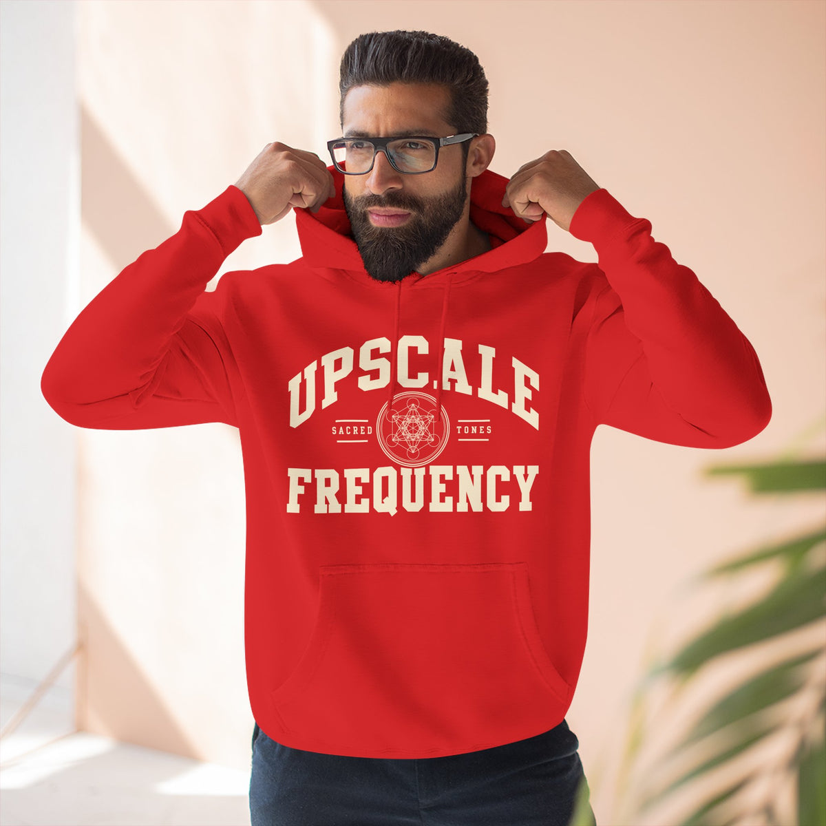 Upscale Frequency Graphic Fleece Hoodie