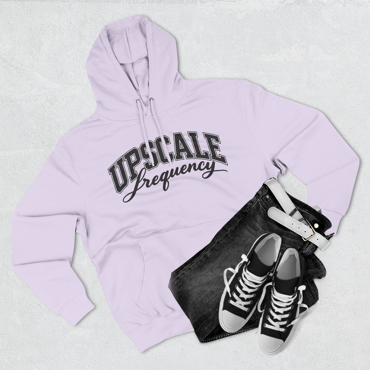 Upscale Frequency Graphic Fleece Hoodie