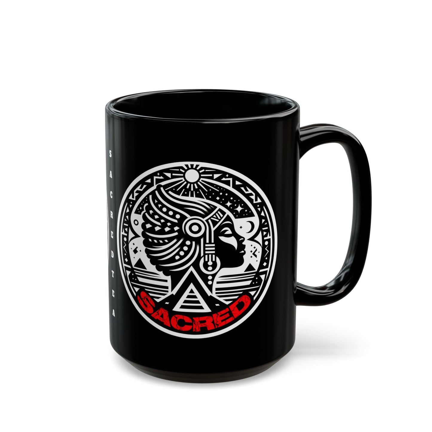 SACRED Black Mug (15oz)