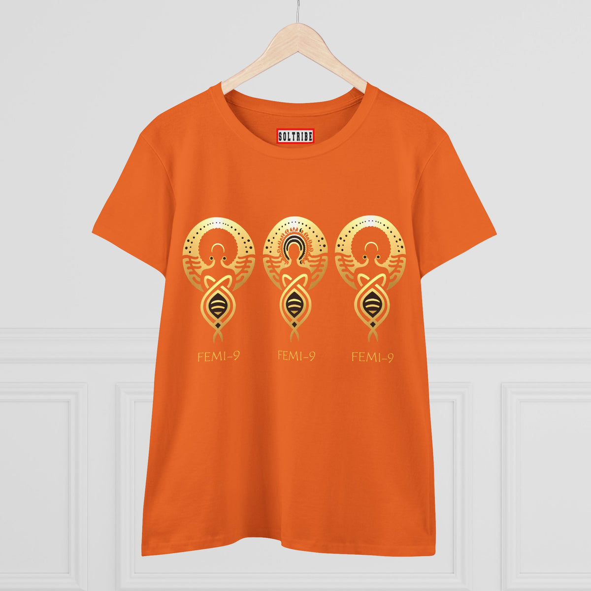 FEMI-Tripple 9 Women's Midweight Cotton Tee