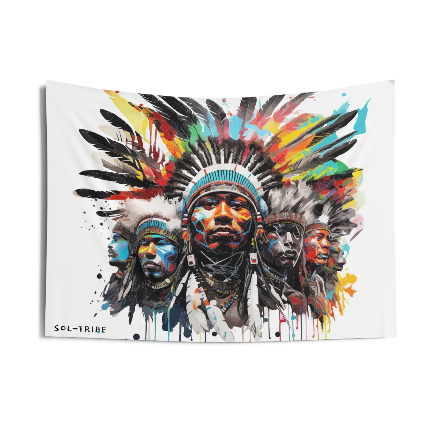 SOL-TRIBE CHEIF Wall Tapestries