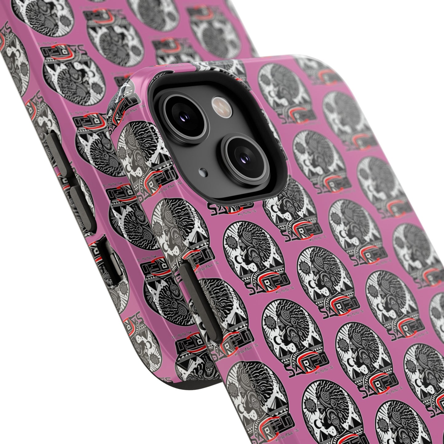 Sacred Tea Impact-Resistant Phone Cases (PINK)