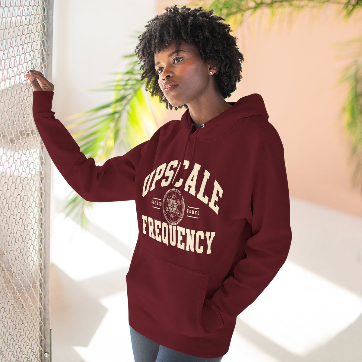 Upscale Frequency Graphic Fleece Hoodie