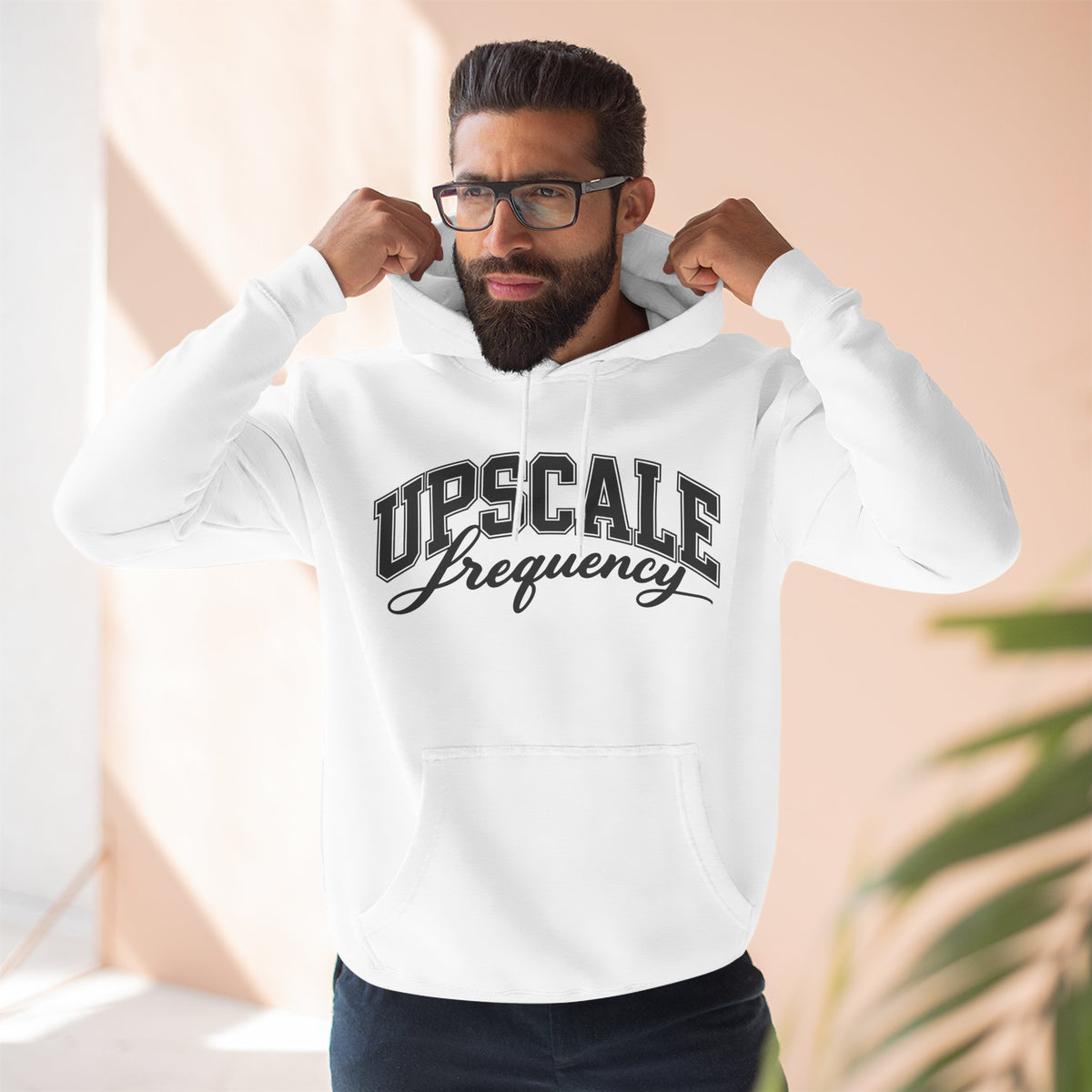 Upscale Frequency Graphic Fleece Hoodie