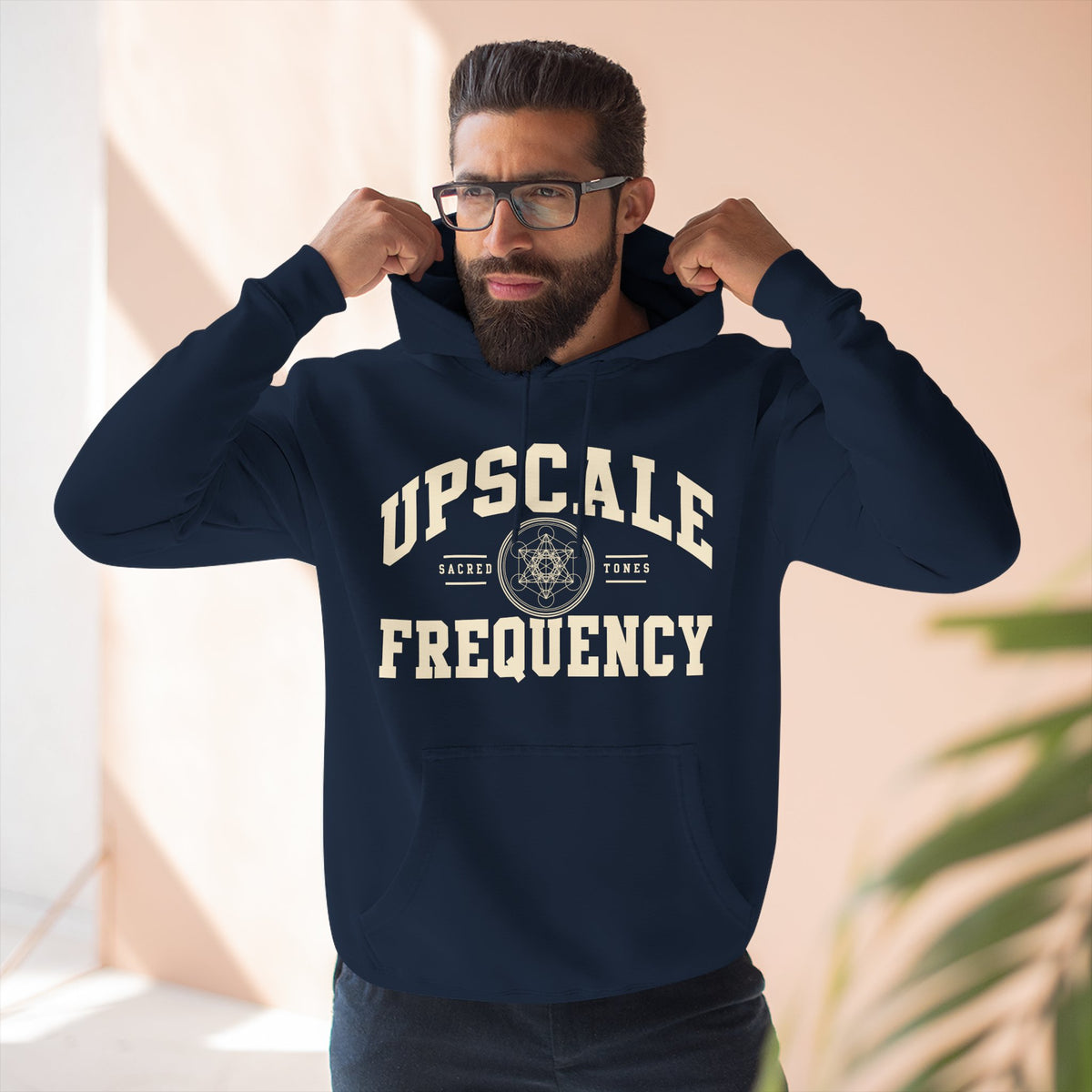Upscale Frequency Graphic Fleece Hoodie