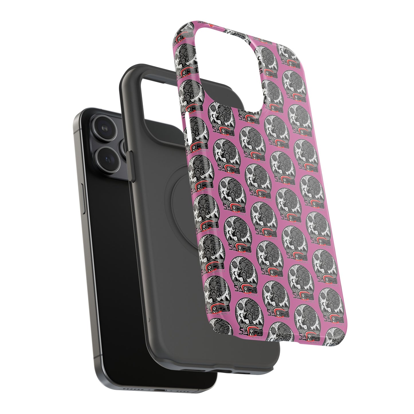 Sacred Tea Impact-Resistant Phone Cases (PINK)