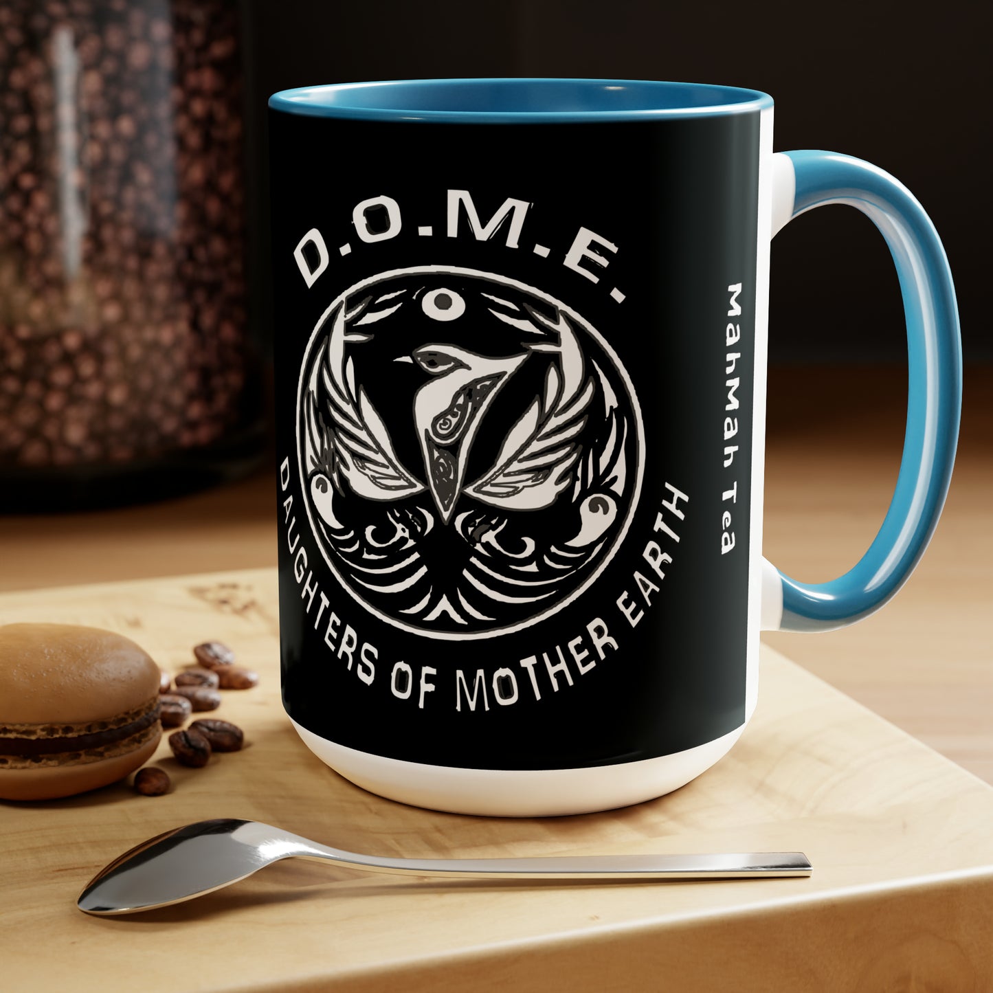 D.O.M.E Two-Tone Coffee Mugs, 15oz