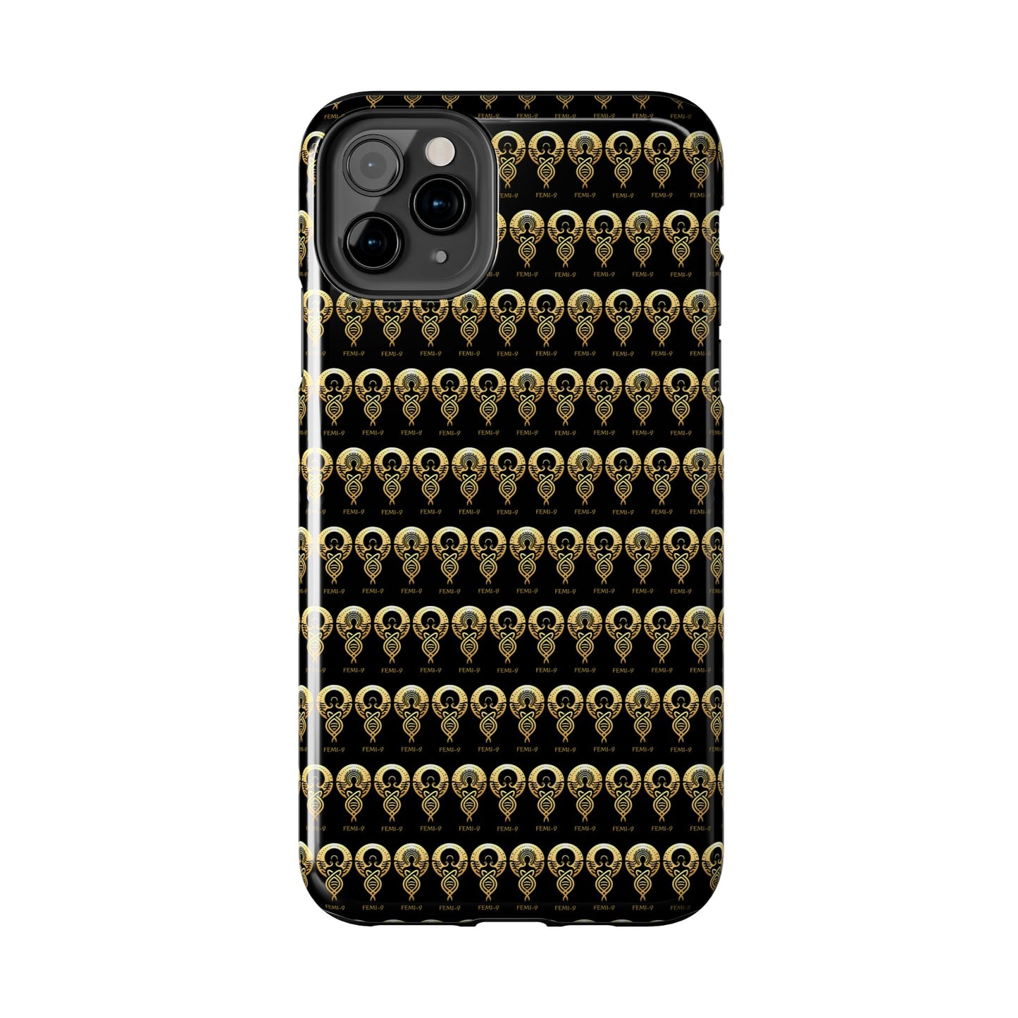 Phone Cases - Divine Femi-999 Design for a Touch of Class (black/gold)