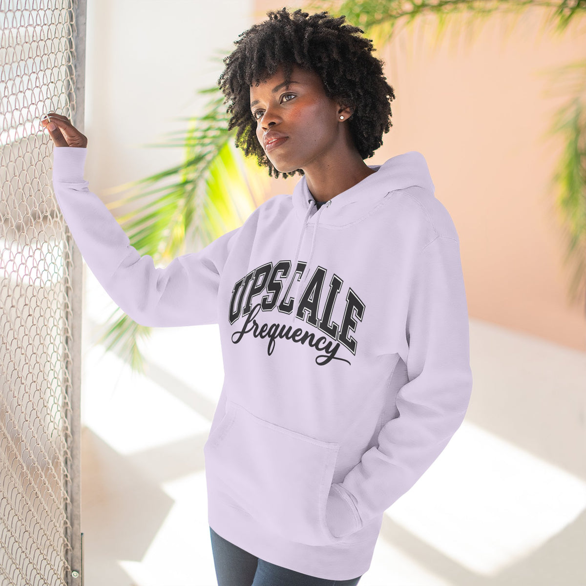 Upscale Frequency Graphic Fleece Hoodie