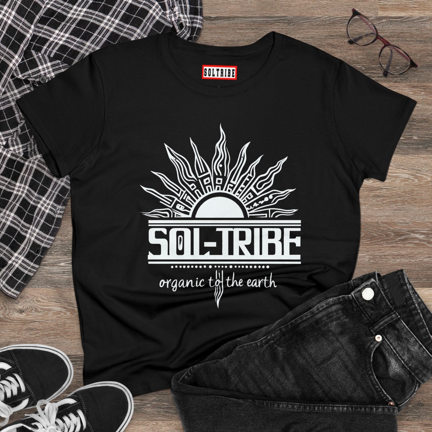 Women's Tee - MahMah Tea's Sol-Tribe Logo