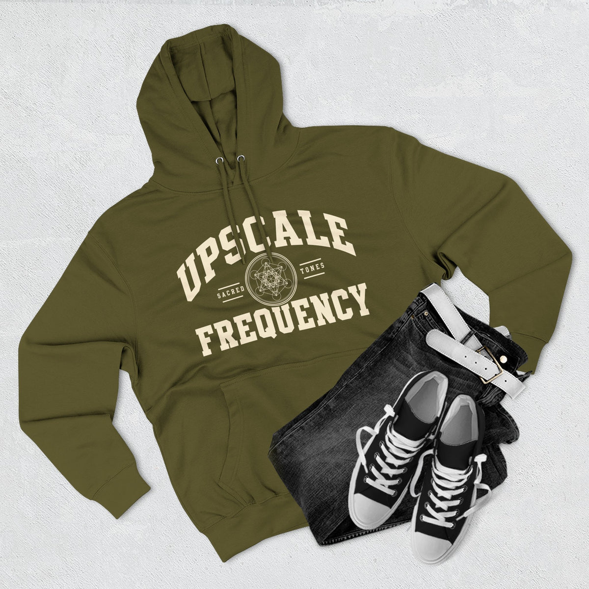 Upscale Frequency Graphic Fleece Hoodie