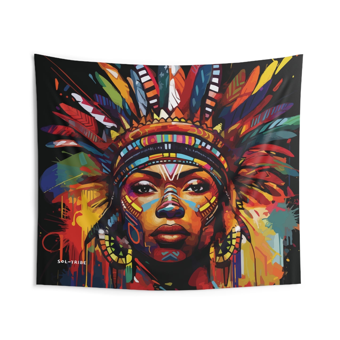 SOL-TRIBE QUEEN MOTHER Wall Tapestries