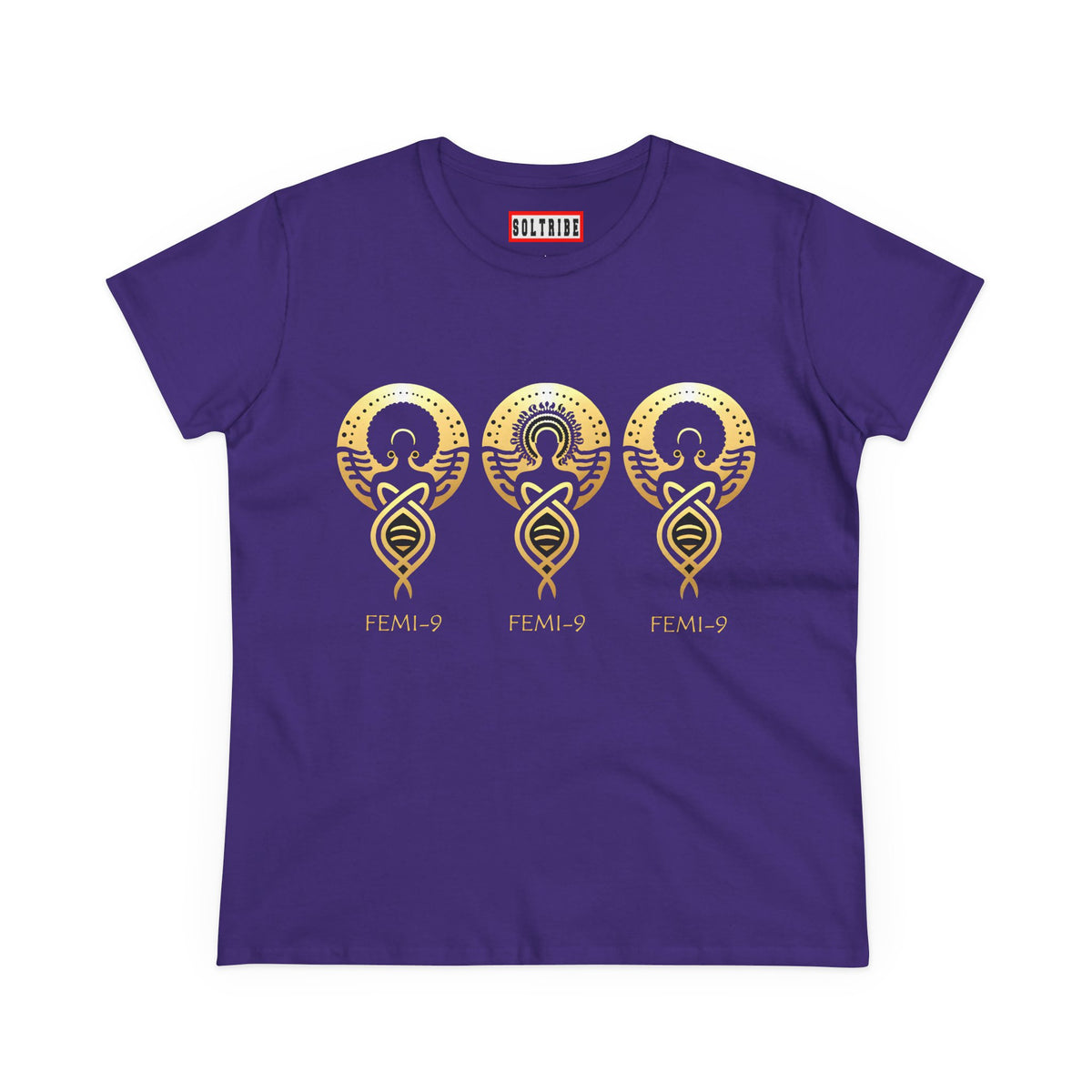 FEMI-Tripple 9 Women's Midweight Cotton Tee