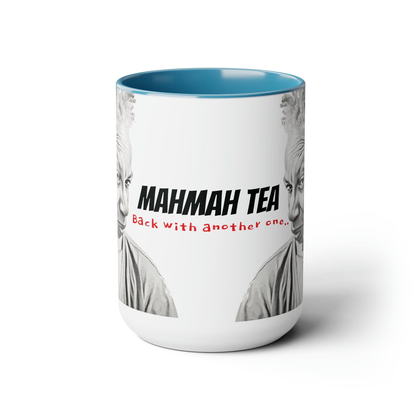 MAhMAh Tea's Two-Tone Coffee Mugs, 15 ounce cup