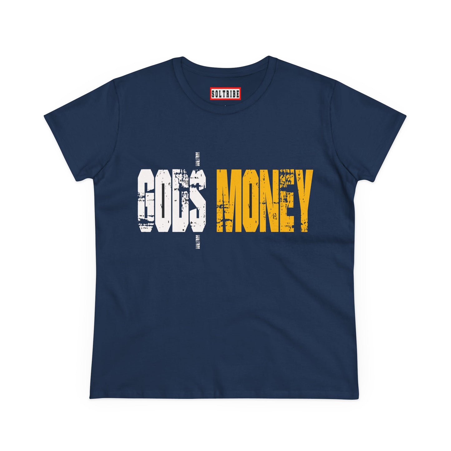 GODS MONEY Women's Midweight Cotton Tee
