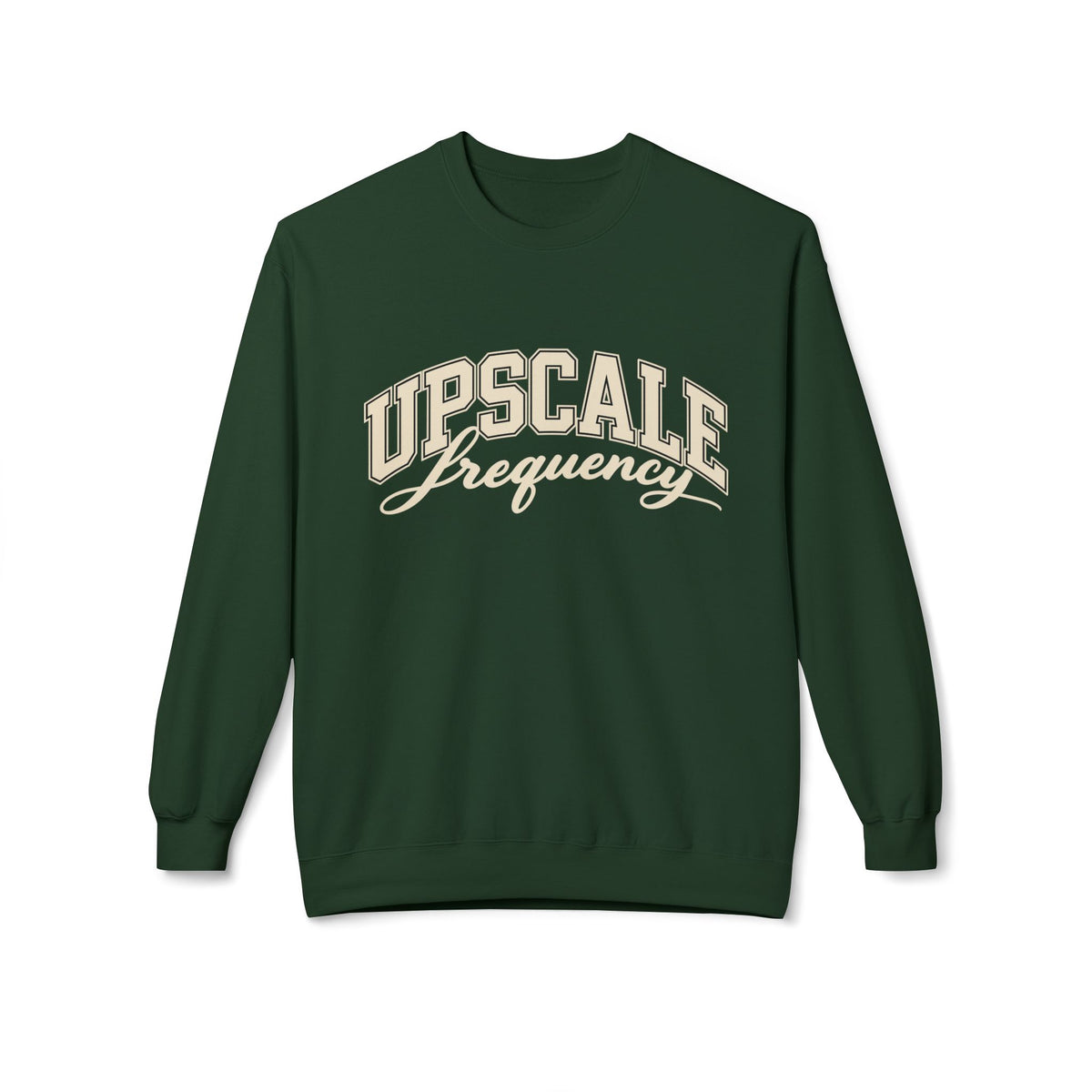 Upscale Frequency style 2 Fleece Crewneck Sweatshirt