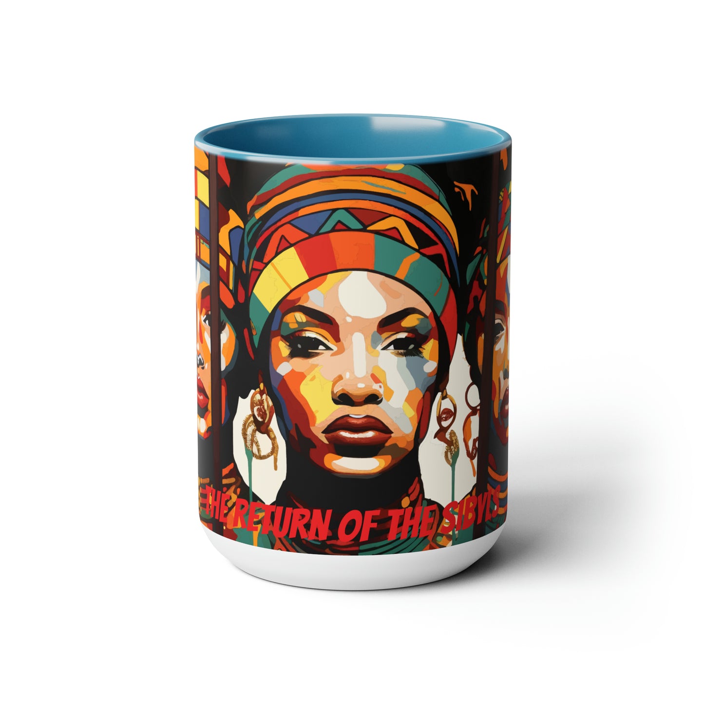 The Sibyls Two-Tone Coffee Mugs, 15oz