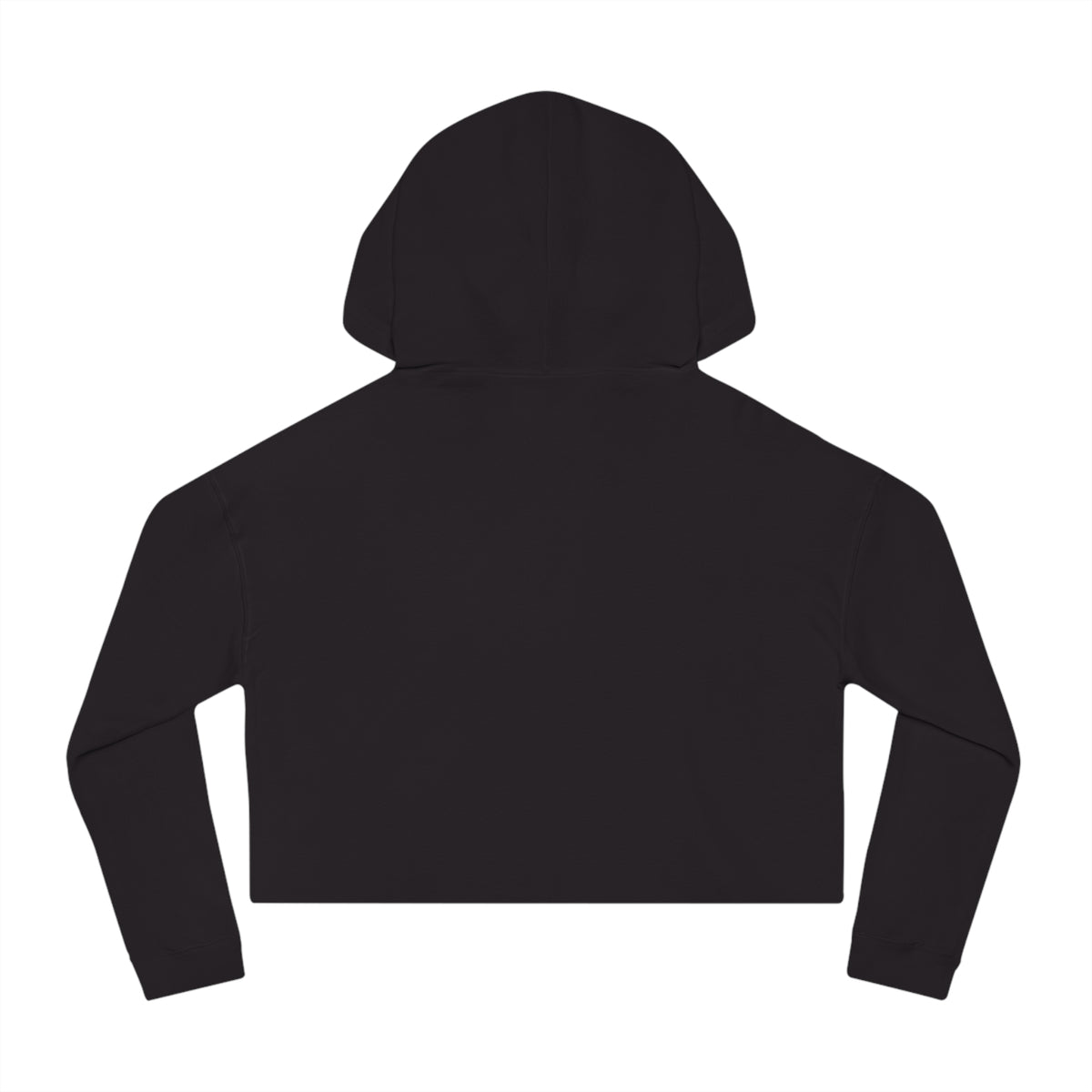 Upscale Frequency Black Camo Cropped Hooded Sweatshirt