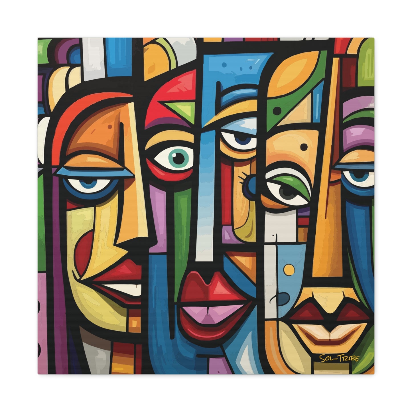 Abstract Tribal Canvas Art