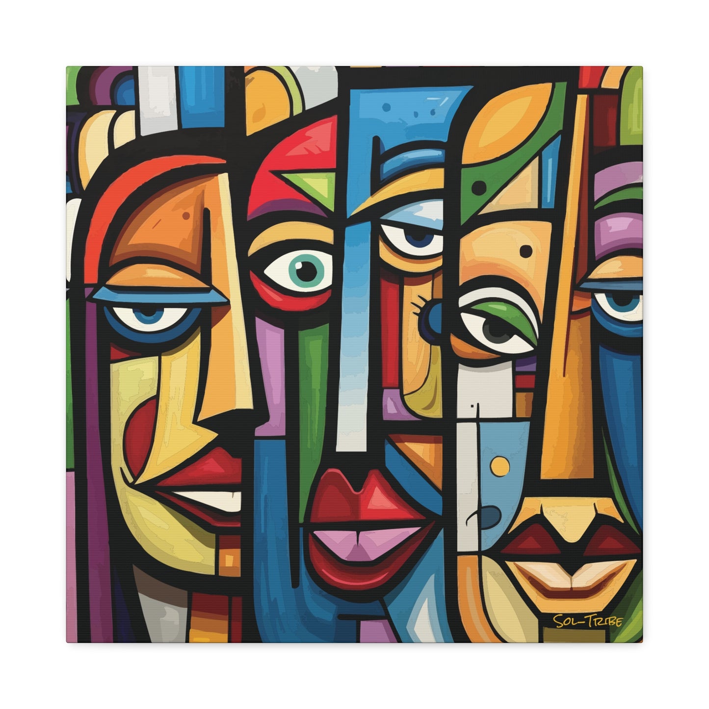 Abstract Tribal Canvas Art