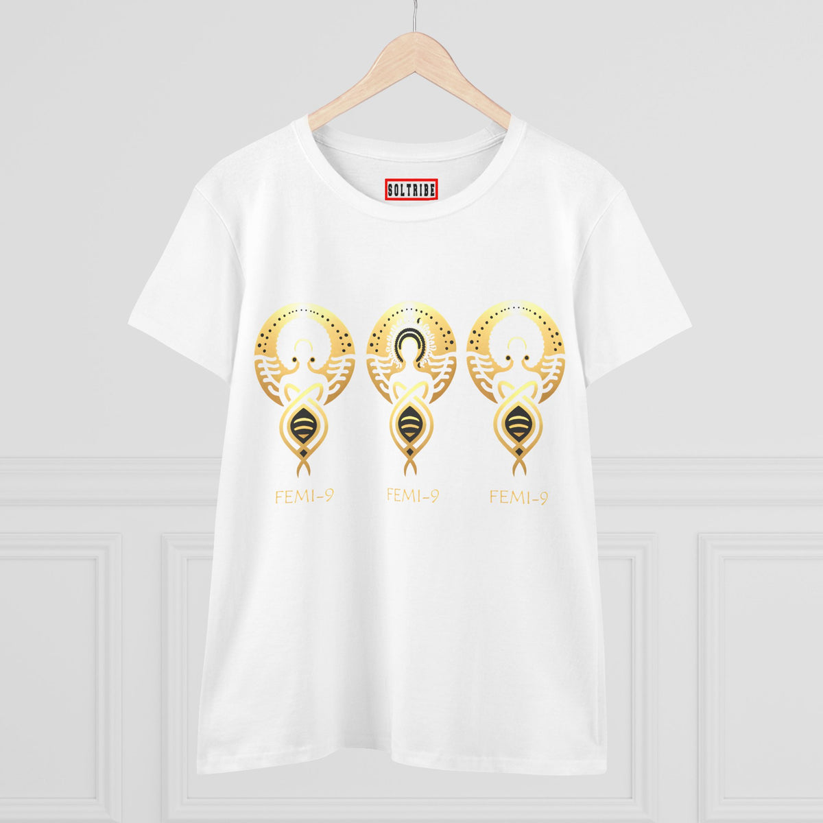 FEMI-Tripple 9 Women's Midweight Cotton Tee