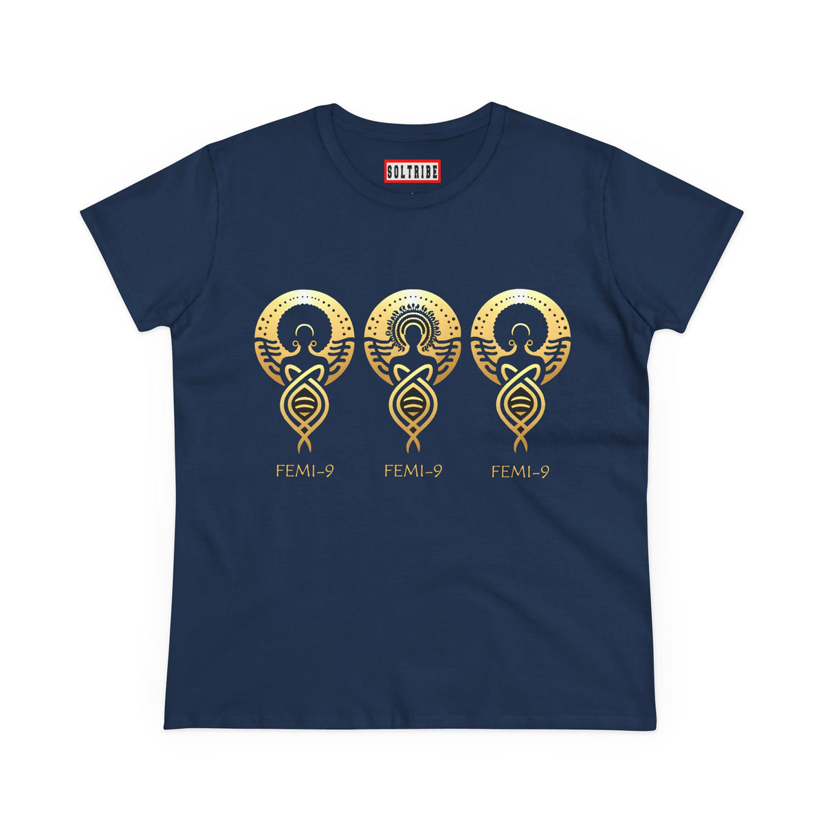 FEMI-Tripple 9 Women's Midweight Cotton Tee