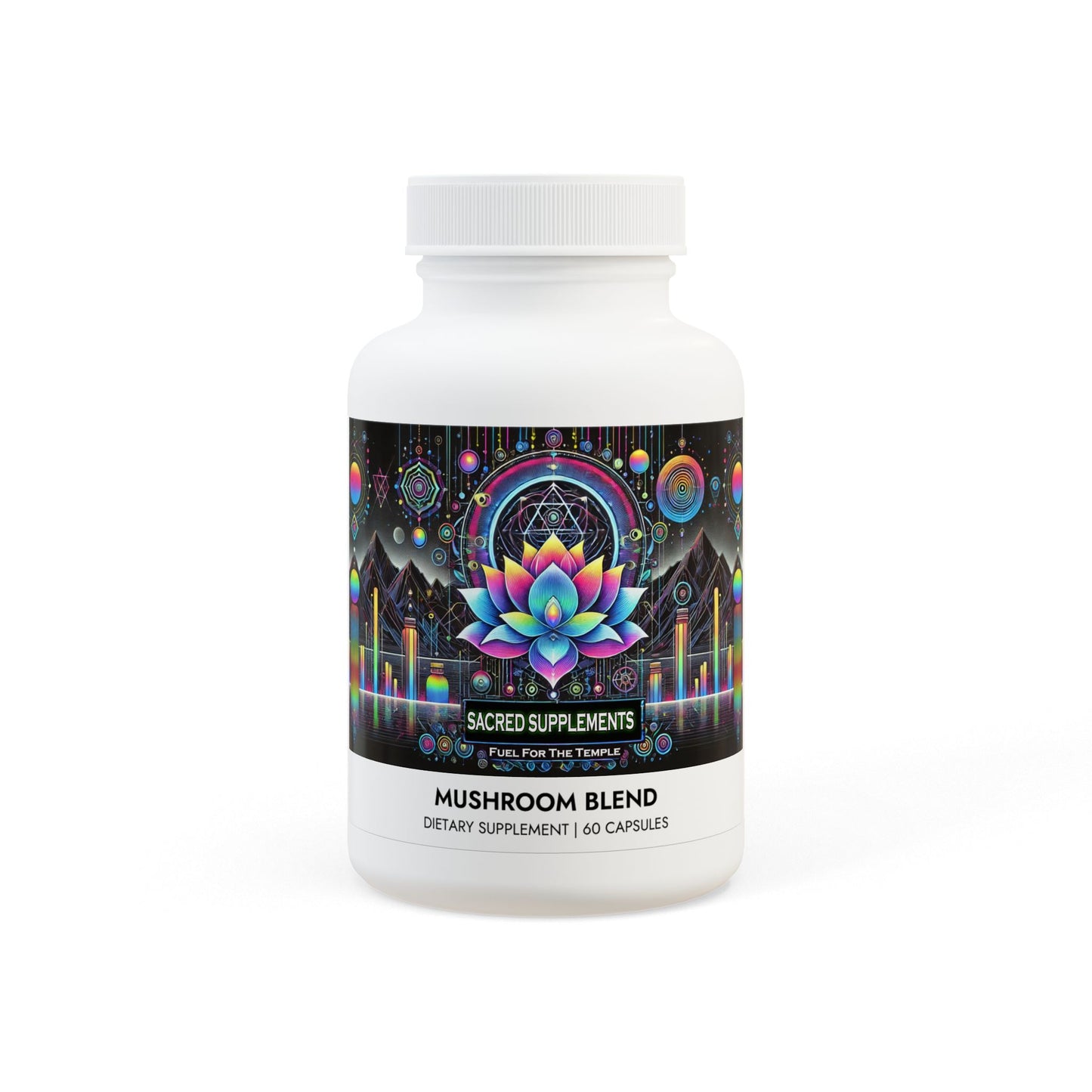 Sacred Mushroom Blend Supplement (60 Capsules)