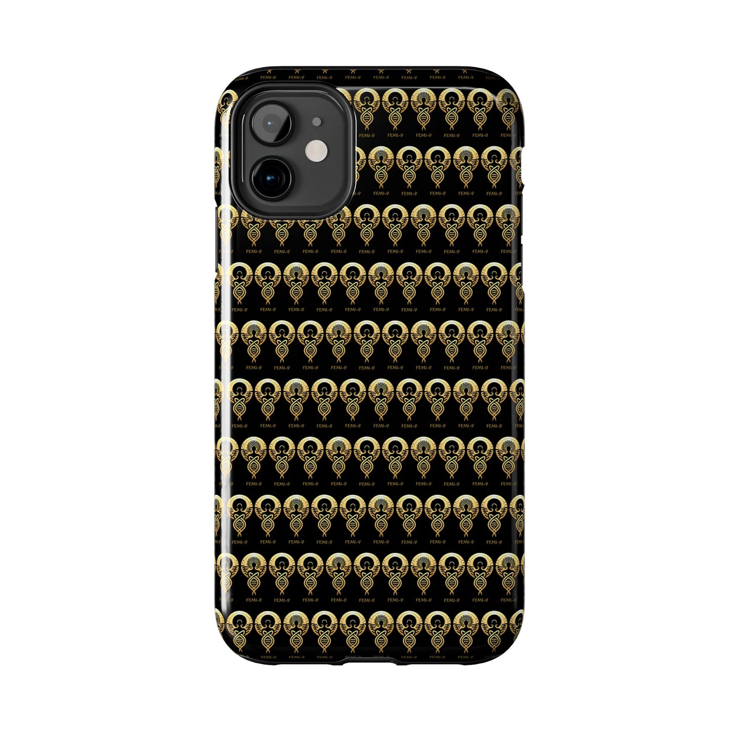 Phone Cases - Divine Femi-999 Design for a Touch of Class (black/gold)