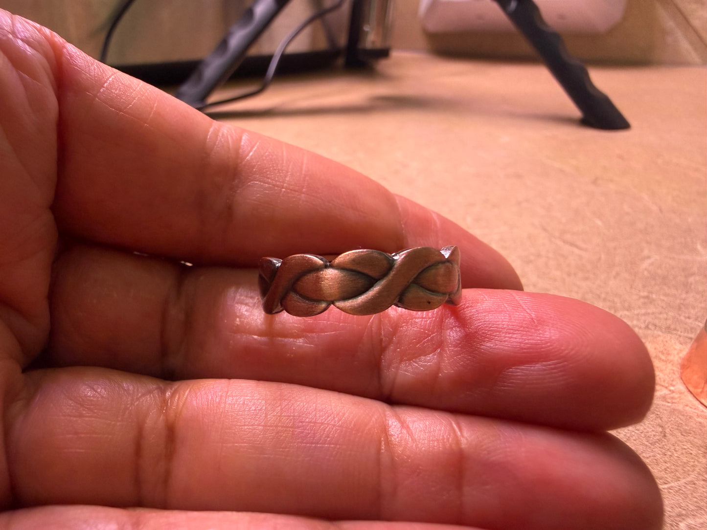 Sacred Tea Copper Magnetic Rings