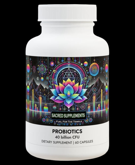 Sacred Probiotics Supplement (60 Capsules) Free Shipping!