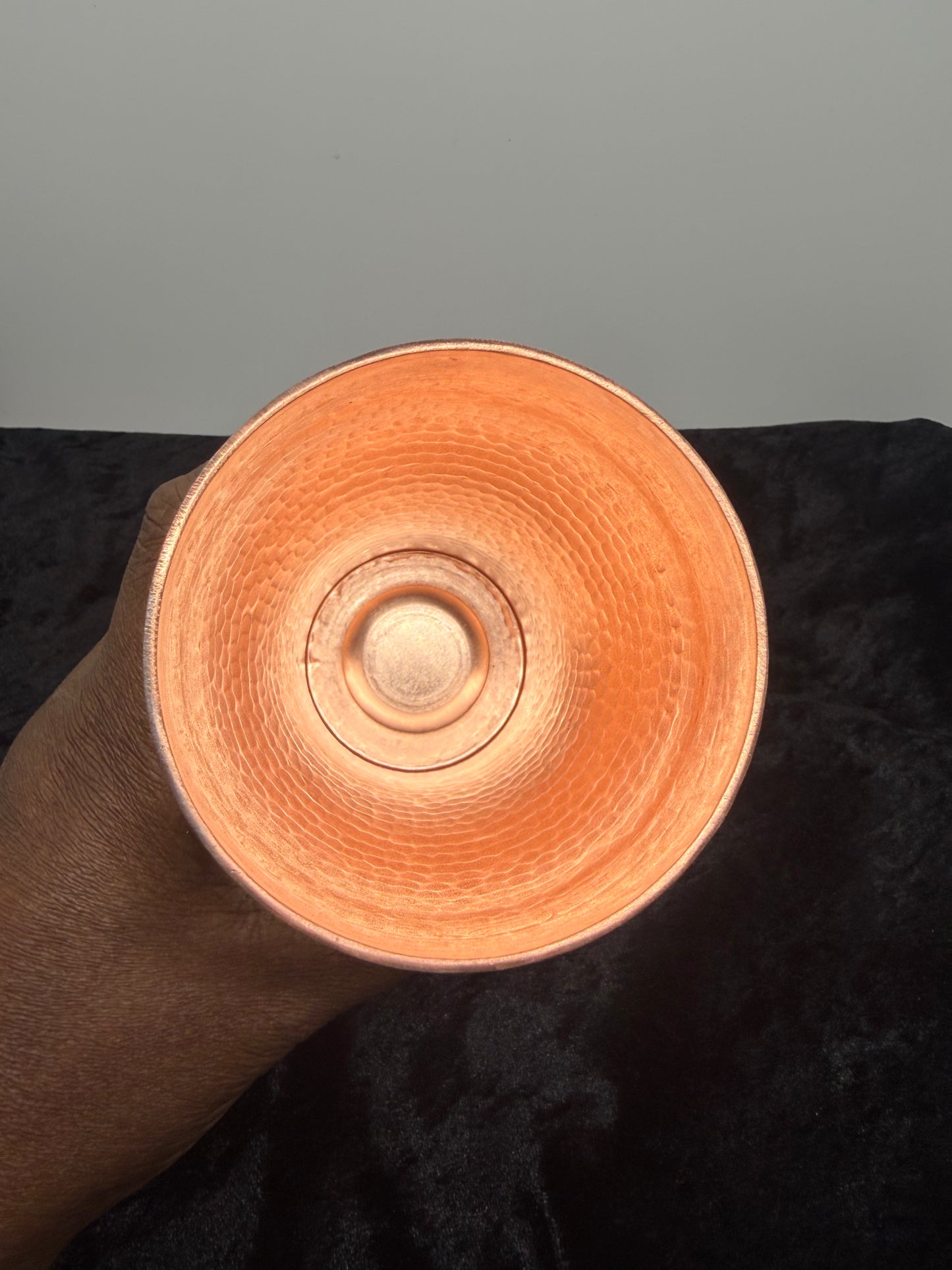 Antique Hammered Copper Cup | 16 oz