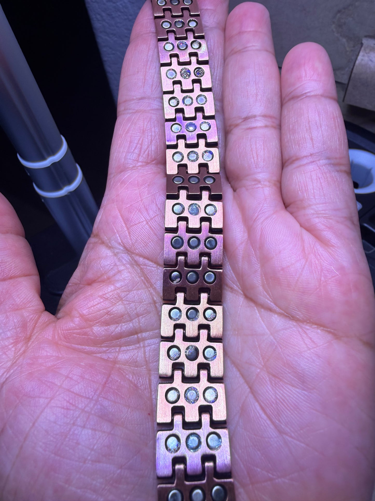 Unisex Pure Copper Magnetic Weave Bracelet