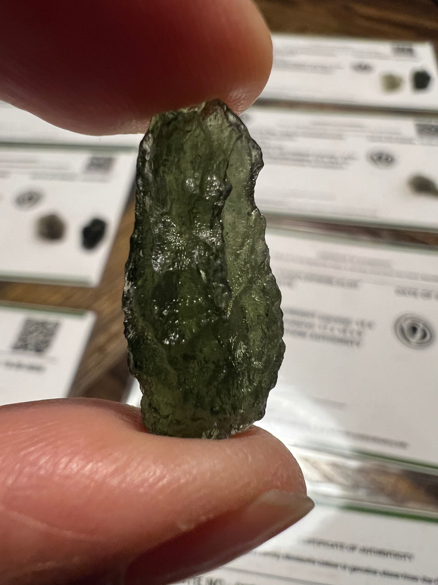 MOLDAVITE - RARE EARTH STONE