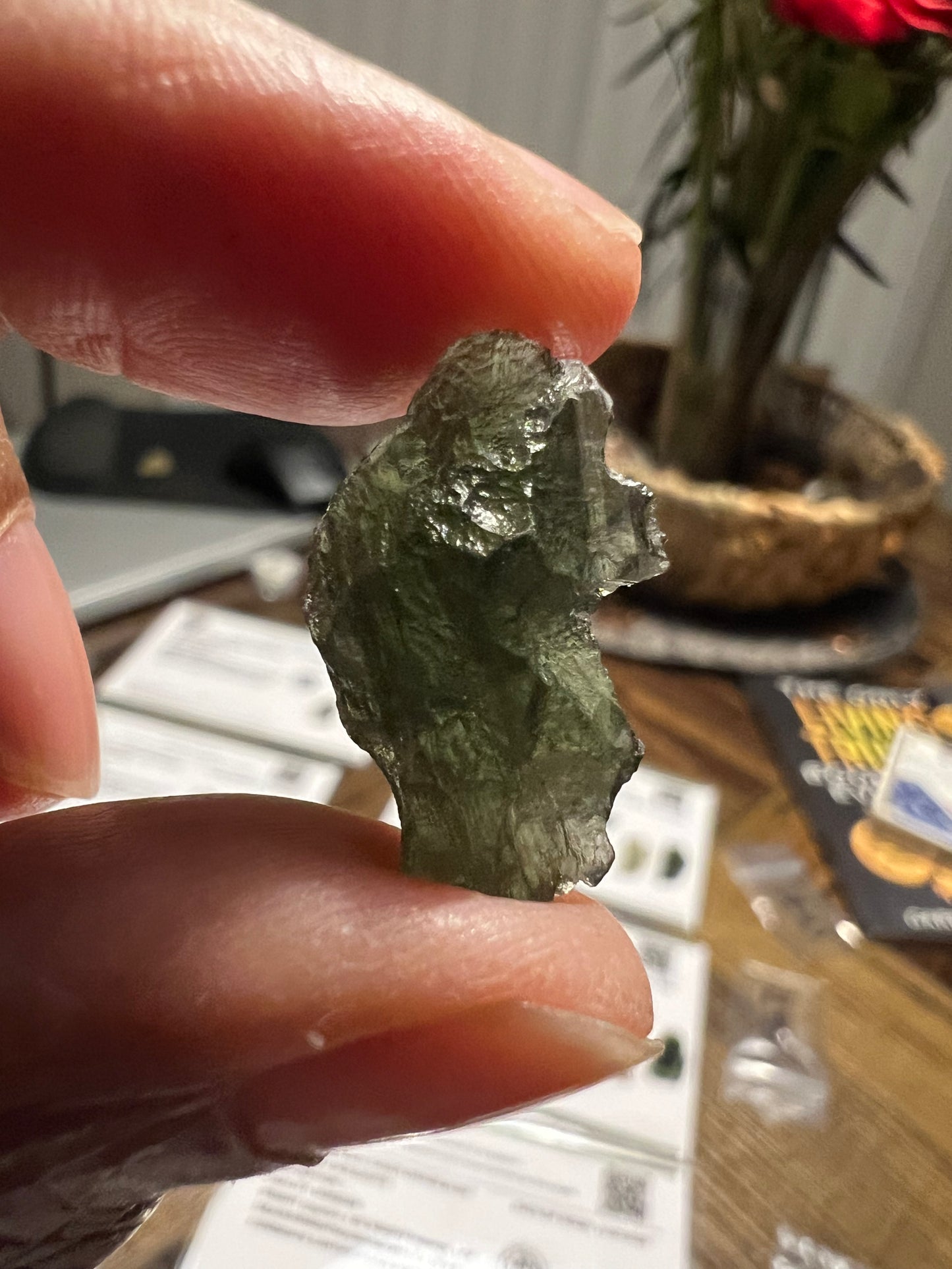 MOLDAVITE - RARE EARTH STONE