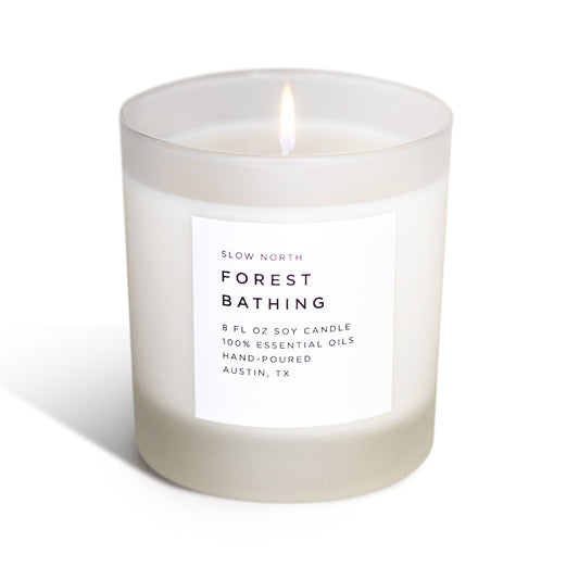 Forest Bathing - Signature Candle (Fir + Pine + Patchouli)