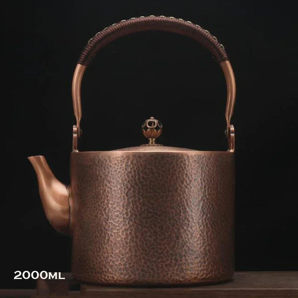 Antique Hand-Hammered Copper Kettles (varieties)