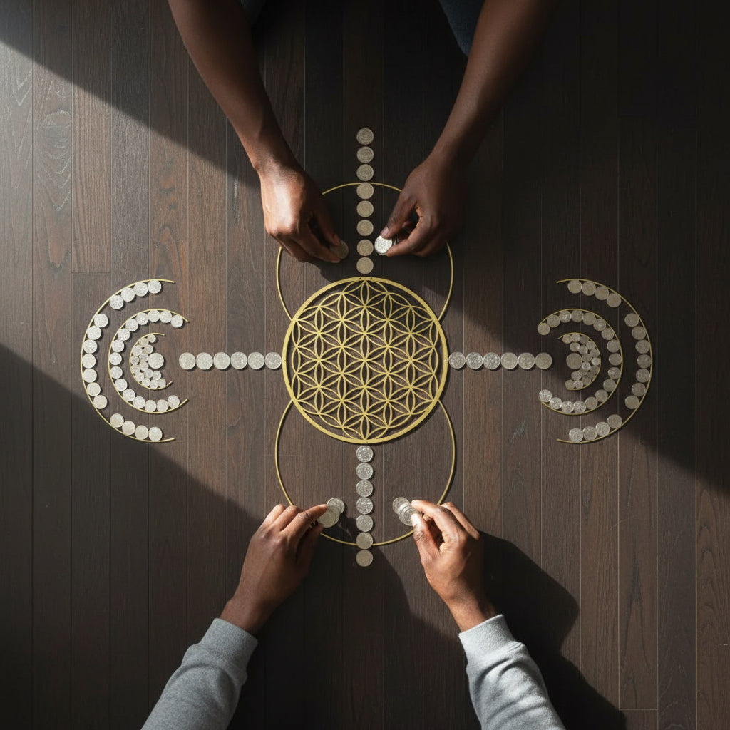 Flower of Life Metal Wall Art (16x16)