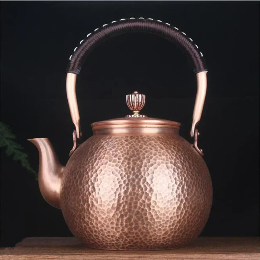 Antique Hand-Hammered Copper Kettles (varieties)