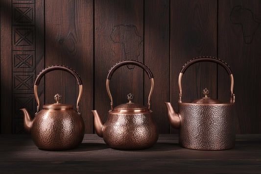Antique Hand-Hammered Copper Kettles (varieties)