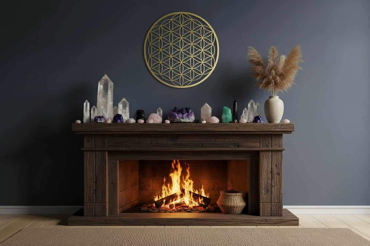 Flower of Life Metal Wall Art (16x16)