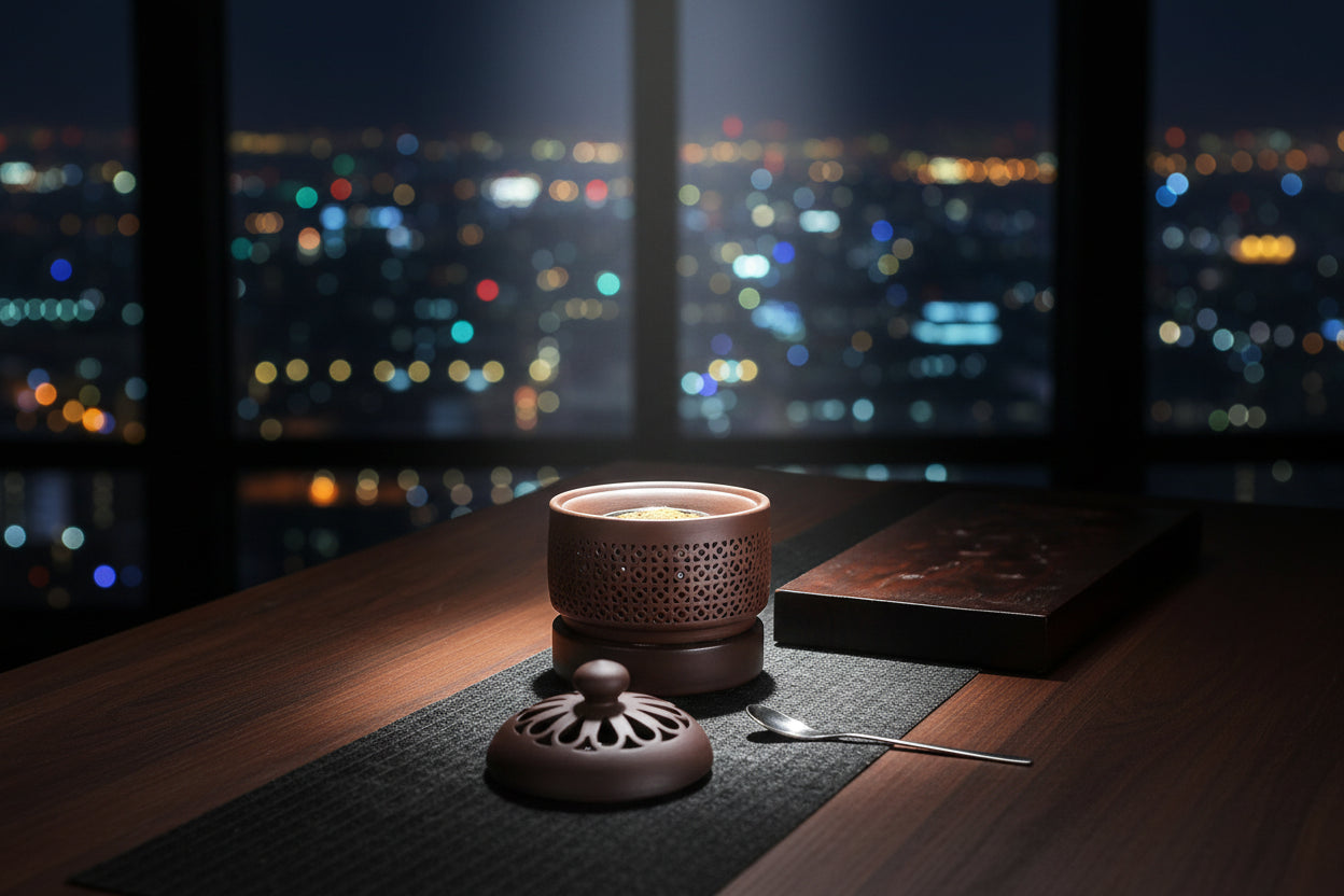 Enamel Electronic Incense Burner