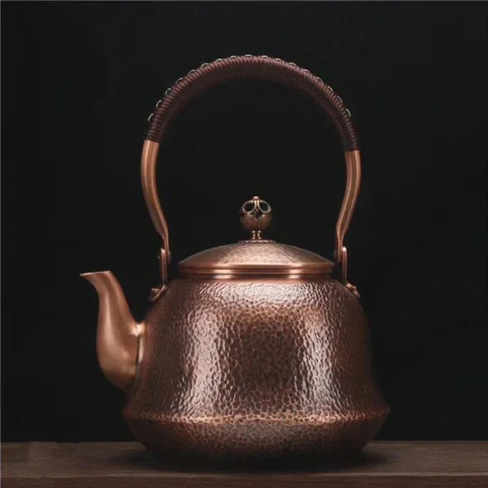 Antique Hand-Hammered Copper Kettles (varieties)