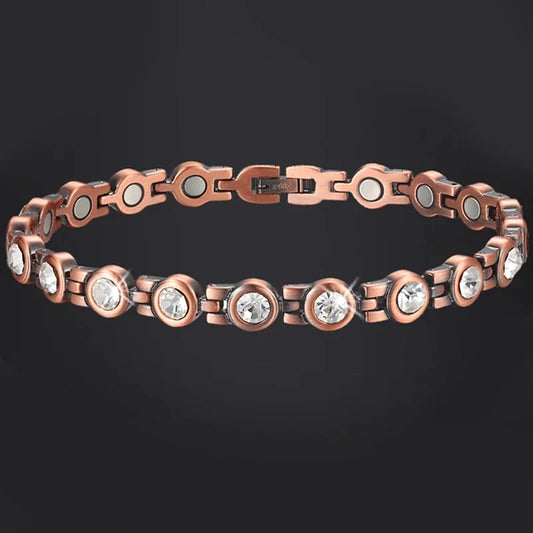 Sacred Relief Copper Magnetic Bracelet