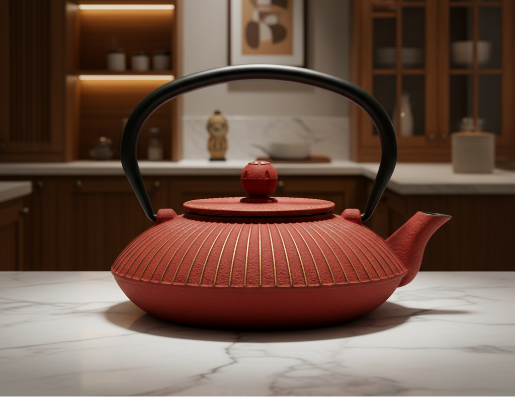Cast Iron Teapot